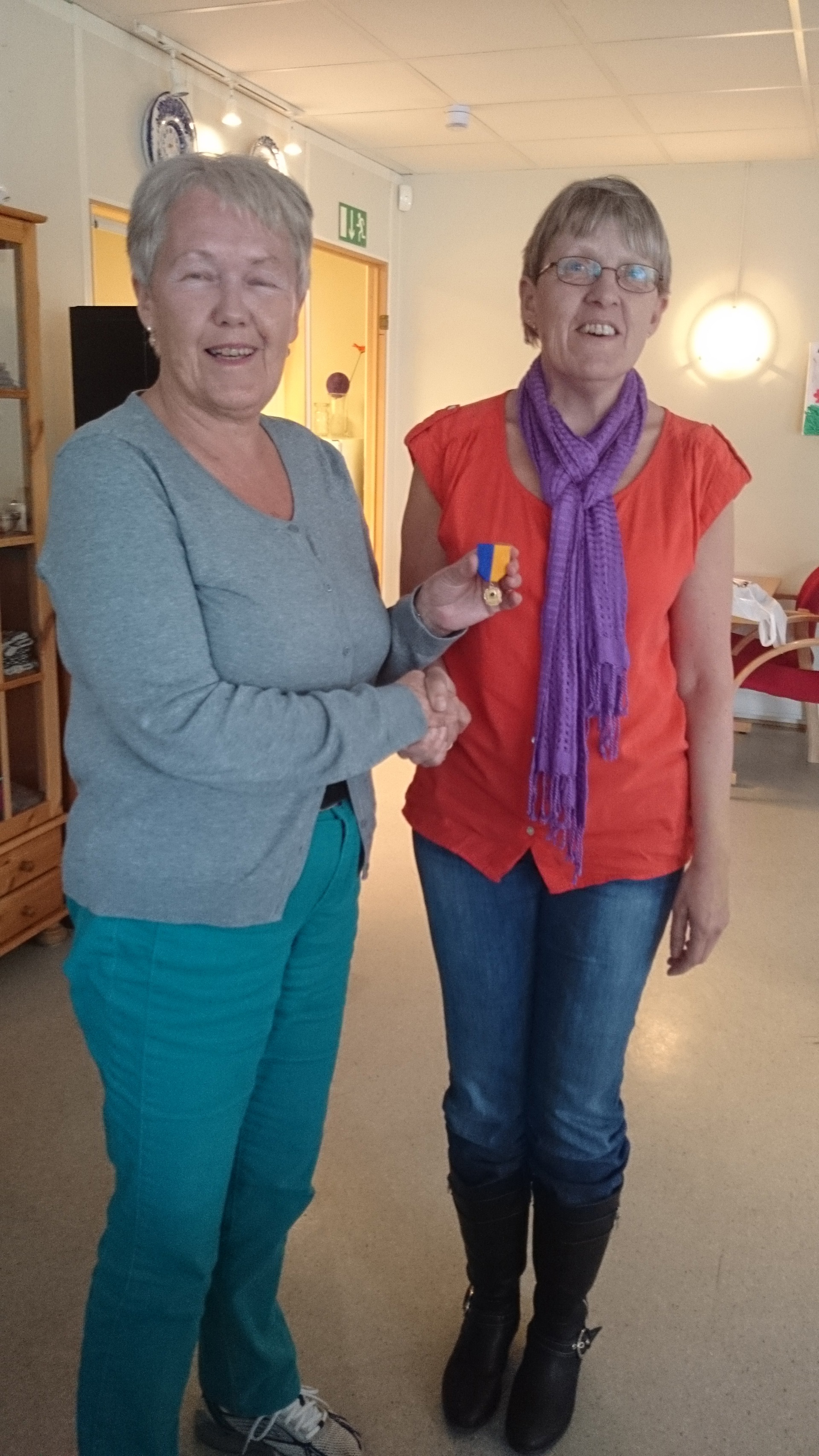 Sigrun fikk Lions pin for god innsats